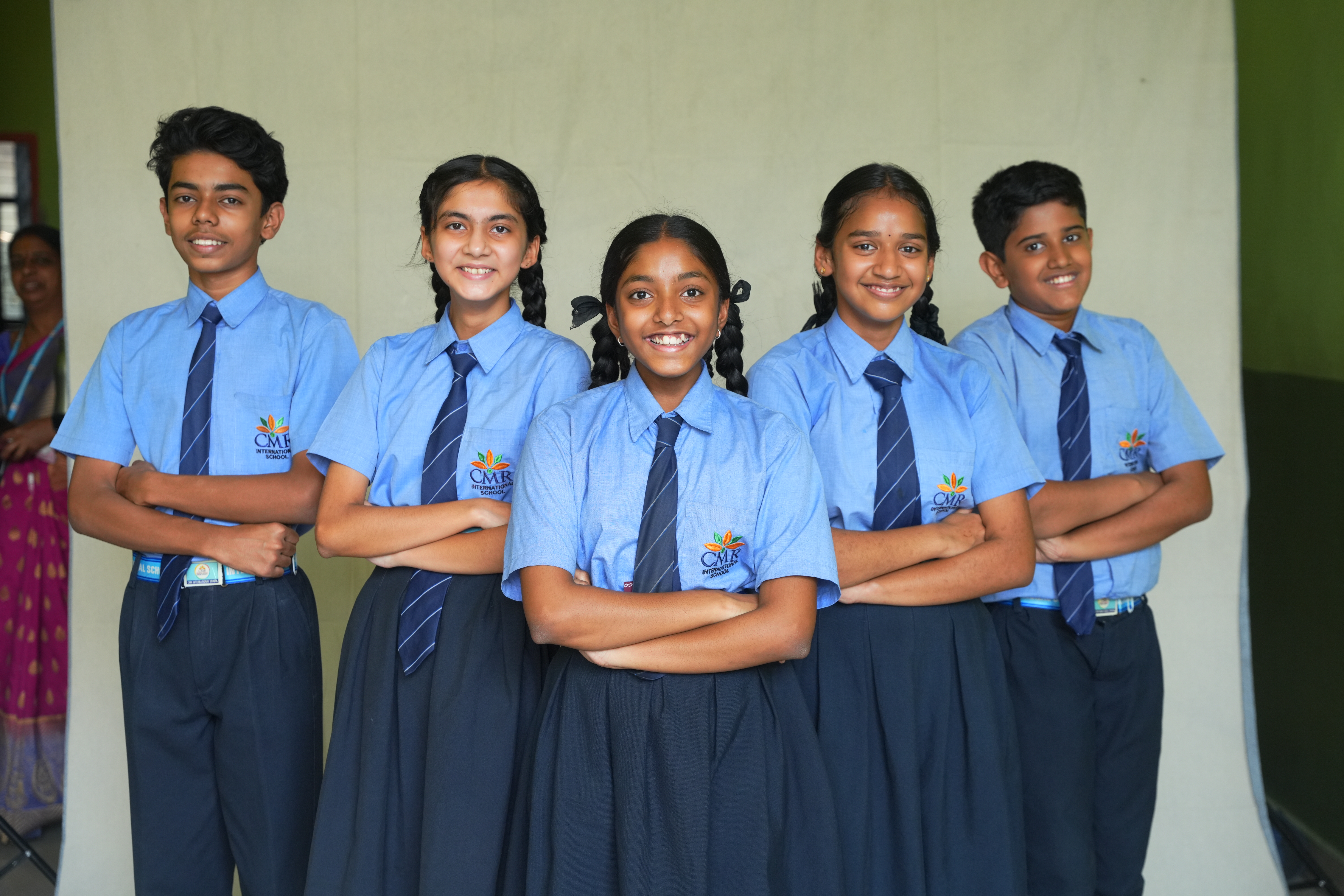 Students at School Gathering